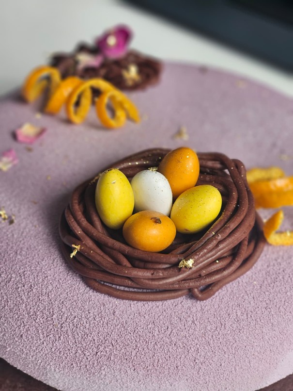 Easter mousse cake
